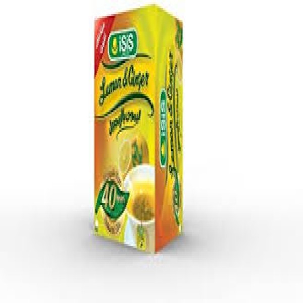 ايزيس ليمون وزنجبيل 12 فتلة